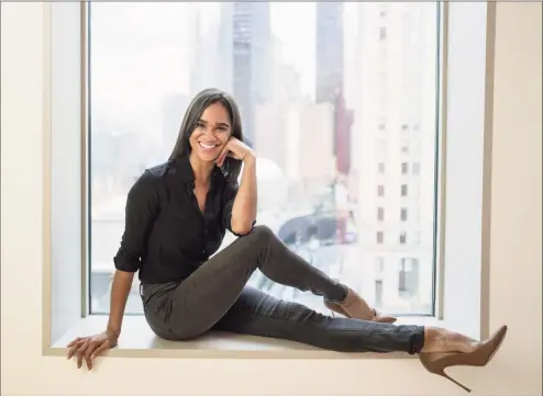  ?? Matt Licari / Invision / AP ?? In this Nov. 19, 2019, photo, Misty Copeland poses for a portrait in New York. No other ballet dancer has crossed over into mainstream popular culture like Misty Copeland. Now Copeland, the first black female principal dancer at American Ballet Theatre, is the latest celebrity to teach an online MasterClas­s.