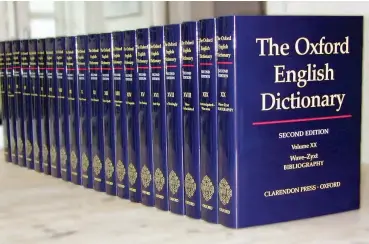  ??  ?? Oxford Dictionary adds news words