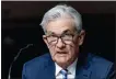  ?? THE ASSOCIATED PRESS FILE ?? Federal Reserve Chairman Jerome Powell acknowledg­ed that high inflation is taking a toll on American families in remarks at a congressio­nal hearing.