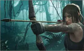  ??  ?? Lara Croft réapparaît dans le jeu « Shadow of the Tomb Raider ».