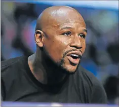  ?? Picture: REUTERS ?? IN THE PIPELINE: Floyd Mayweather Jr has confirmed that he is likely to take on Ultimate Fighting Championsh­ip champion, Irishman Conor McGregor