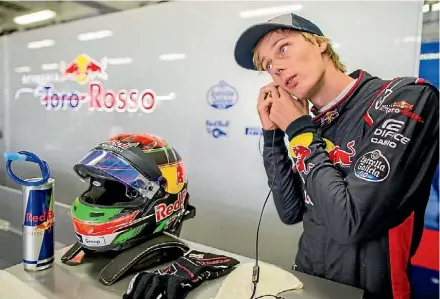 ??  ?? The Toro Rosso team boss has indicated Brendon Hartley is in line to be a fulltime driver in 2018.