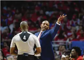  ?? KEVORK DJANSEZIAN / GETTY IMAGES 2016 ?? Los Angeles Clippers’ head coach Doc Rivers tied his former mentor, Dr. Jack Ramsay, for 13th on the NBA’s all-time victories list with a win Thursday night against the Dallas Mavericks. Rivers is 863-637 in 20 seasons.