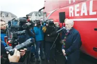  ?? (Russell Cheyne/Reuters) ?? LABOUR LEADER Jeremy Corbyn speaks during a visit yesterday to Birkenshaw Sports Barn in Uddingston, Scotland, as part of his general election campaign.