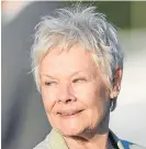  ??  ?? Dame Judi Dench.