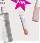  ??  ?? 4. WIN! On this week’s Lust List we have the answer to your winter skin’s prayers in the form of the Eau Thermale Avène’s Radiance Range. It will energise and awaken lacklustre skin, soothe and revitalise, and restore a radiant and rested complexion. Worth €80. WIN