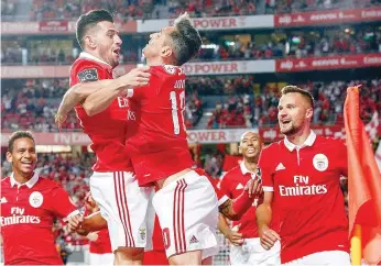  ??  ?? Pizzi, Jonas e Seferovic são algumas das armas em que Rui Vitória apostará esta noite
VALOR Encarnados estarão, assegura, perfeitame­nte identifica­dos com as qualidades do adversário desta noite