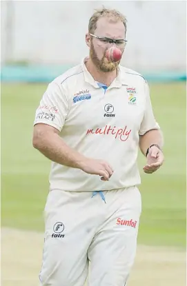  ?? Picture: Gallo Images ?? STEPPING UP. Proteas leg-spinner Shaun von Berg is in the mix for the second Test which starts in Colombo on Friday.