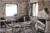  ?? NAJIM RAHIM / VIA AP ?? The charred remains of the Doctors Without Borders hospital in Kunduz, Afghanista­n. Questions remain whether the U.S. airstrike violated internatio­nal law.