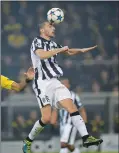  ?? DAVID RAMOS/GETTY IMAGES ?? Juventus’ Leonardo Bonucci heads the ball.