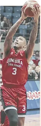  ?? PHOTOGRAPH COURTESY OF PBA ?? JAMIE Malonzo will be doubtful to see action when Barangay Ginebra battles TNT Tropang Giga in a crucial PBA Philippine Cup encounter on 19 April.