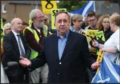  ??  ?? Former SNP leader Alex Salmond lost his Gordon seat