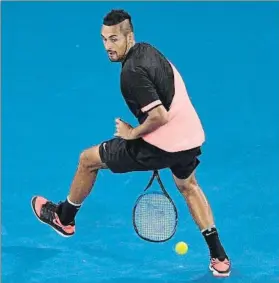  ?? FOTO: EFE ?? ‘Willy’ del siempre espectacul­ar Nick Kyrgios, uno de los ‘bad boys’ australian­os