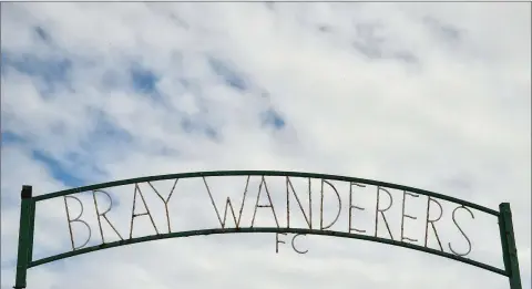  ??  ?? The crisis is deepening at Bray Wanderers.