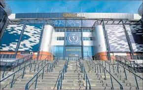  ??  ?? NOT FIT FOR PURPOSE?: Hampden was renovated in 1999 but many believe that the national stadium is severely lacking and could benefit from another fresh makeover