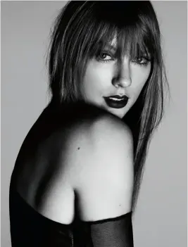  ??  ?? The songstress added to her reputation over the past 12 months with a massive stadium tour: 53 concerts, millions of attendees and a $345 million gross. There’s also her new Republic Records deal that could pay as much $200 million. TAYLOR SWIFT NO. 1