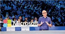  ??  ?? Microsoft CEO Satya Nadella