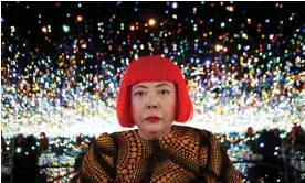  ?? Photograph: Mike Segar/Reuters ?? Yayoi Kusama in her infinity mirror room The Souls of Millions of Light Years Away at the David Zwirner gallery in New York in 2013. Australia’s NGV will open an exhibition of the artist’s work in December.