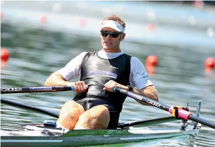  ?? ROWING NZ ?? Mahe Drysdale has shared a video of himself training with Hamish Bond.