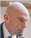  ?? J. SCOTT APPLEWHITE/AP ?? Sen. John Fetterman