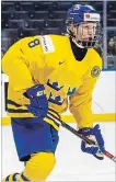 ?? MARK BLINCH THE CANADIAN PRESS ?? Sweden’s Rasmus Dahlin is the consensus choice to be selected first overall in June’s NHL draft.