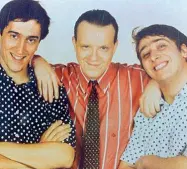  ?? Ieri e oggi ?? Sopra il Trio Reno. In grande Bob Messini