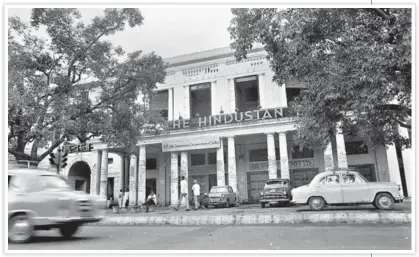  ?? KK CHAWLA/HT ARCHIVE ?? The Hindustan Times, housed in Connaught Circus, 1974.