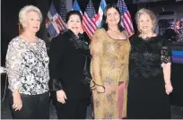  ??  ?? Maritza Rojas, Jenny Podesta de Vázquez, María Teresa Hermida de Rodríguez y Silvia Henríquez de Pou.