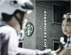  ?? QILAI SHEN / BLOOMBERG FILES ?? Starbucks has 3,400 stores in China — its second biggest market after the U.S. — but it could facing stiff competitio­n from the upstart Luckin Coffee brand.