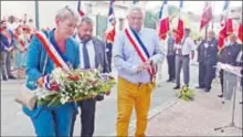  ?? ?? Karine Barrière et Jean-Marc Dumoulin, conseiller­s départemen­taux du canton de Villemur.