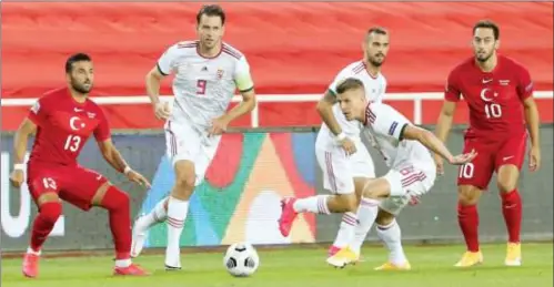  ?? Fotoğraf: SERHAT ZAFER - aa ?? UEFA Uluslar B Ligi 3. Grup ilk maçında Macaristan'a 1-0 yenilen A Milli Takımımız grupta ikinci maçını yarın akşam deplasmand­a Sırbistan’la yapacak.