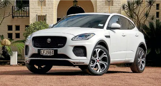  ?? PHOTOS: DAVID LINKLATER ?? No self-respecting premium brand can be without a baby-SUV these days. This is Jaguar’s: the E-Pace.