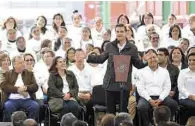  ??  ?? Asegura. El Presidente declaró que el Gobierno Federal será absolutame­nte respetuoso durante los comicios en curso.