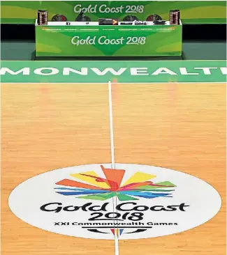  ?? GETTY IMAGES ?? The Townsville Entertainm­ent Centre decked out in its 2018 Commonweal­th Games regalia.