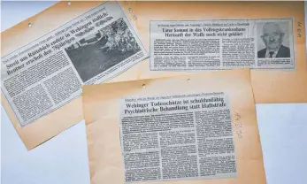  ?? REPRO: REGINA BRAUNGART ?? Drei Berichte, vier Stunden Verhandlun­g, komplette Namensnenn­ung: Neben der schrecklic­hen Tat ist auch interessan­t, wie man noch vor knapp 30 Jahren mit einer solchen Bluttat umgegangen ist.