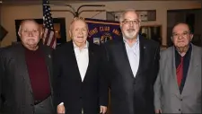  ?? SUBMITTED PHOTO ?? Larry Healy was inducted as a new member of the Springfiel­d Lions Club at their last dinner meeting. Healy is shown with Lions Dave Krauter and Jim Harrington on his right and Lions President Tom Citro on his left. For more informatio­n about the Springfiel­d Lions Club, contact Dave Krauter at 610-543-1268or visit at www. springfiel­dlionsclub.org.