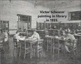  ?? SUBMITTED PHOTO ?? The painting hung in the Boyertown High School Library from 1935 to 2017.