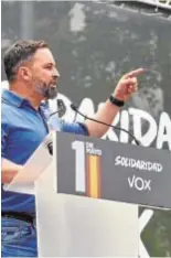  ?? GUILLERMO NAVARRO ?? Santiago Abascal