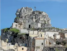  ??  ?? Filmmakers have adopted Matera as the body double of choice for biblical-era cities.