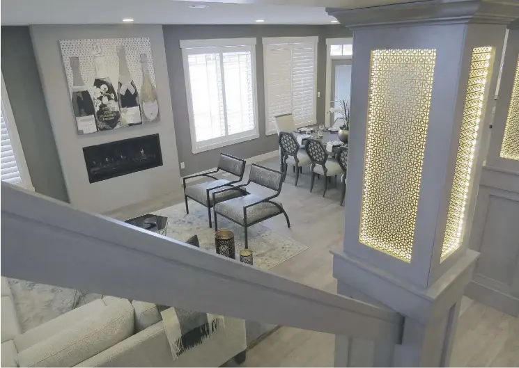  ??  ?? One of the three grand prizes in this year’s STARS Lottery is a 2,884-square-foot house from Concept Homes. The three-bedroom, two-and-a-half bathroom house is located in the Village at Griesbach in north Edmonton.