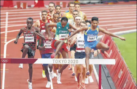  ?? REUTERS ?? India had just one distance runner qualify for the Tokyo Olympics—Avinash Sable for the men's 3,000m steeplecha­se.