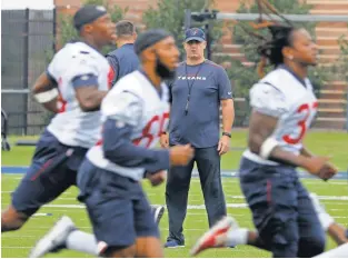  ?? TONY GUTIERREZ, AP ?? Coach Bill O’Brien would like the Texans to keep their Sept. 10 opener at home in Houston.