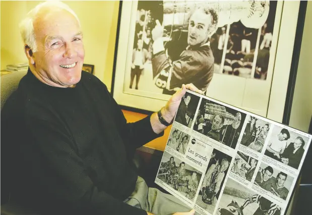  ?? MARIE- FRANCE COALLIER / Postmedia News Files ?? Henri Richard, pictured in 2004, won more Stanley Cups than any other player in NHL history: 11 in a sterling career that spanned from 1955 to 1975.