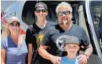  ??  ?? Fieri and his wife, Lori, with their sons, Hunter and Ryder, in 2017