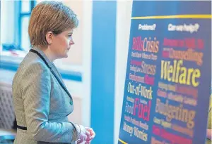  ?? Picture: Steven Brown. ?? Ms Sturgeon must pick a fight she can win.