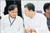  ?? PTI ?? Patel (left) will replace Motilal Vora, who has been appointed as the party’s general secretary in charge of administra­tion.