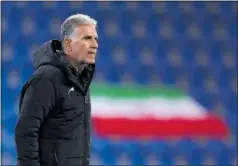  ?? ?? Carlos Queiroz, durante un partido de Irán.