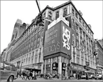  ??  ?? Federated Department Stores, owner of Macy’s outlets including this one in New York City, had an outstandin­g third quarter after selling its credit-card business and acquiring May stores.