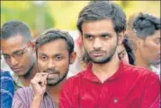  ?? HT FILE ?? In a statement, Anirban Bhattachar­ya and Umar Khalid questioned why it took the police nearly three years to file the charges.