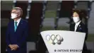  ??  ?? IOC President Thomas Bach and Tokyo 2020 President Seiko Hashimoto